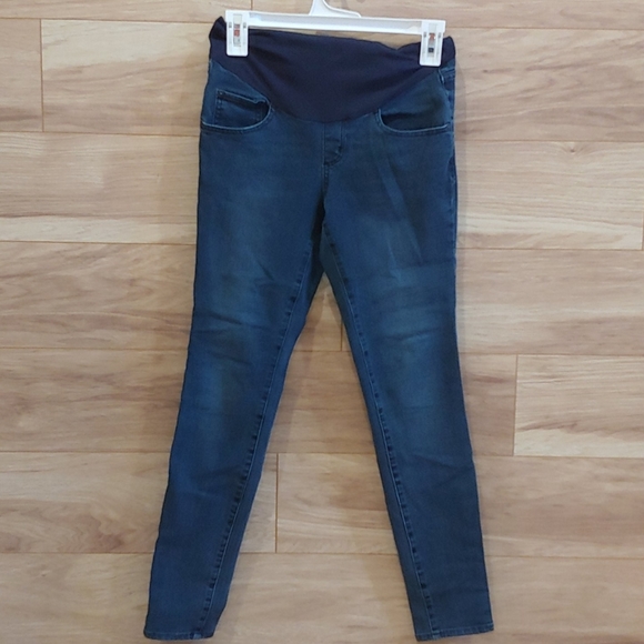 LUXE ESSENTIALS maternity jeggings full panel - Picture 2 of 5